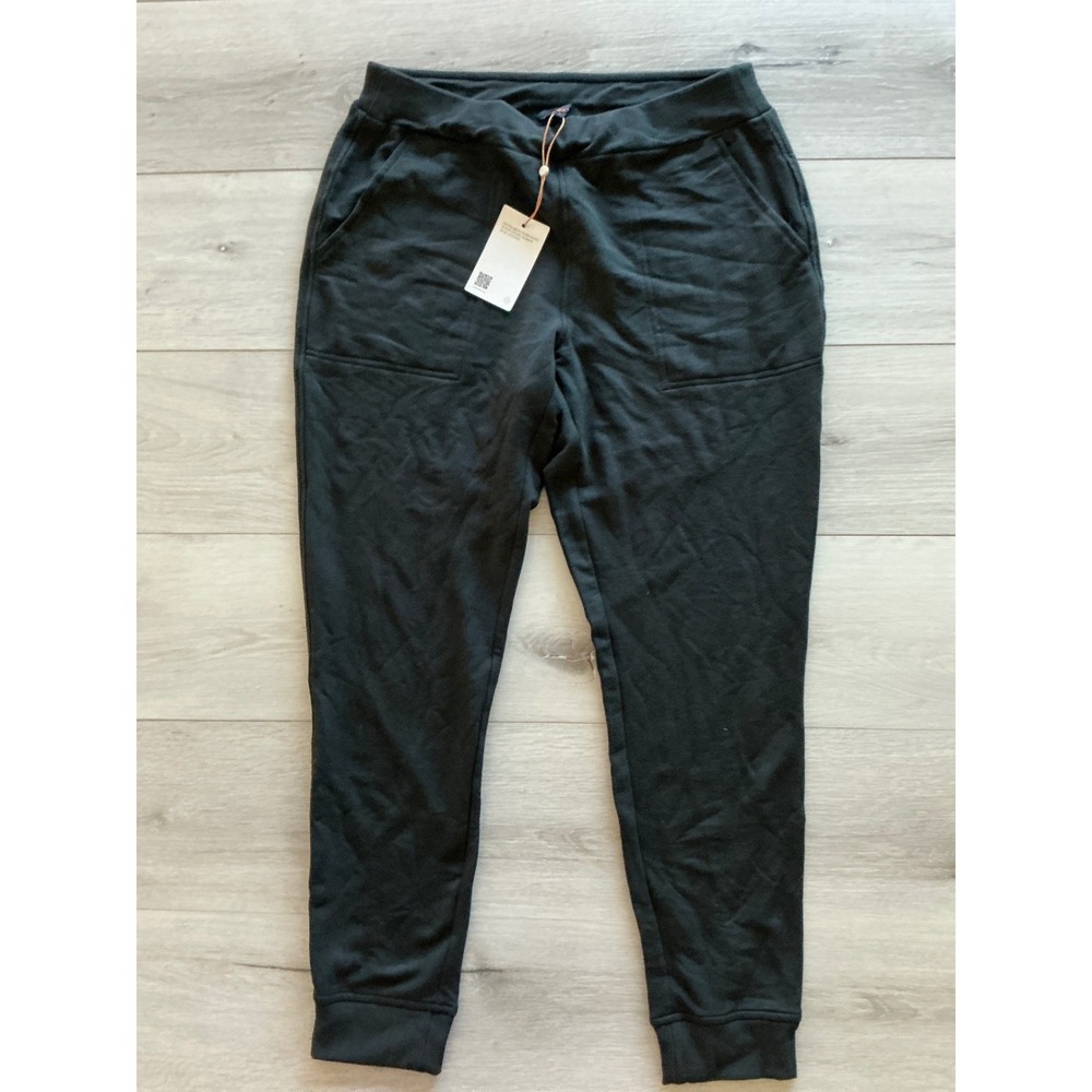 Quince SuperSoft Fleece Maternity Joggers Black Size Small New With Tags - Picture 5 of 7